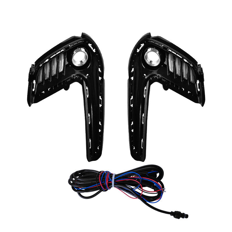 Front LED DRL Turn Signal Fog Lights Lamp for 2016-2018 for Hyundai Elantra
