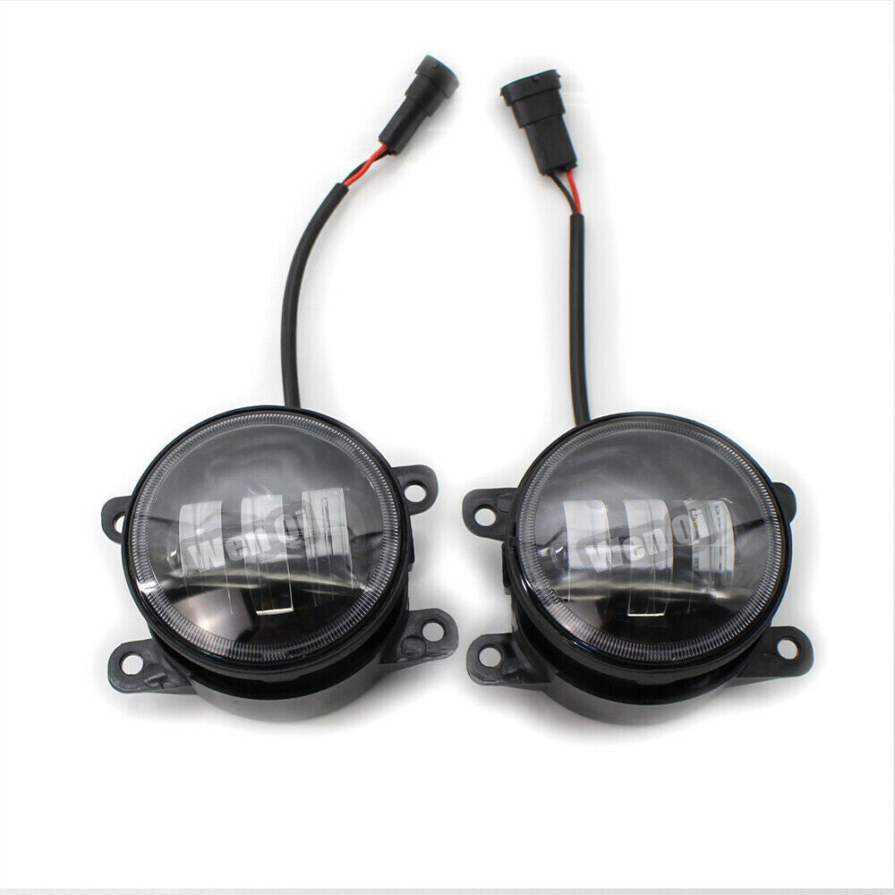 White/Yellow Dual Color 9W LED Fog Lights Lamps for Honda for Nissan for Subaru