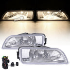 For 2004 2005 2006  2007 2008 Acura TL 4DR Front Bumper Fog Lights Lamp w/wiring
