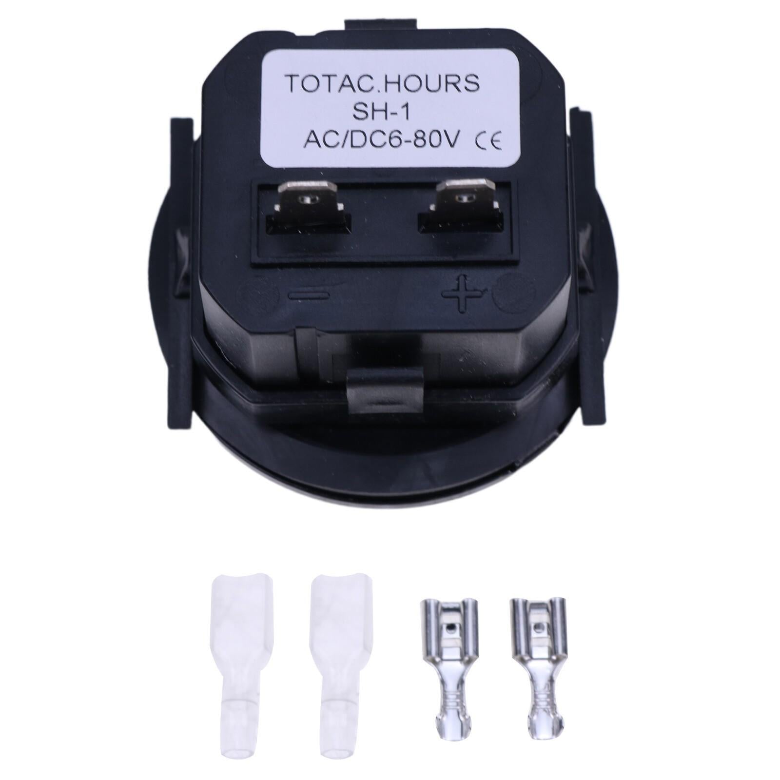 Hour Meter 10-80 Volts AM125427 for John Deere LX172-LX188 GT242 PC1980 622 5830