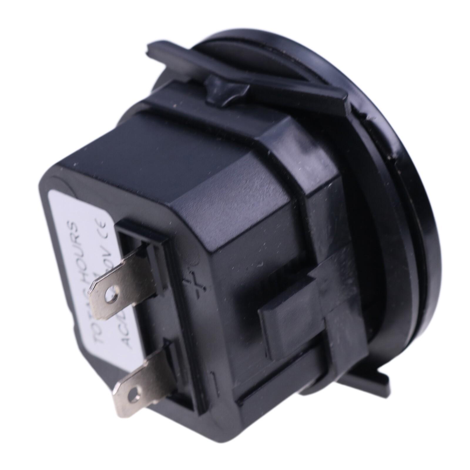 Hour Meter 10-80 Volts AM125427 for John Deere LX172-LX188 GT242 PC1980 622 5830