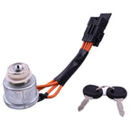 Ignition Key Switch 86569718 for New Holland TC25 TC25D TC29 TC29D TC33 TC33D