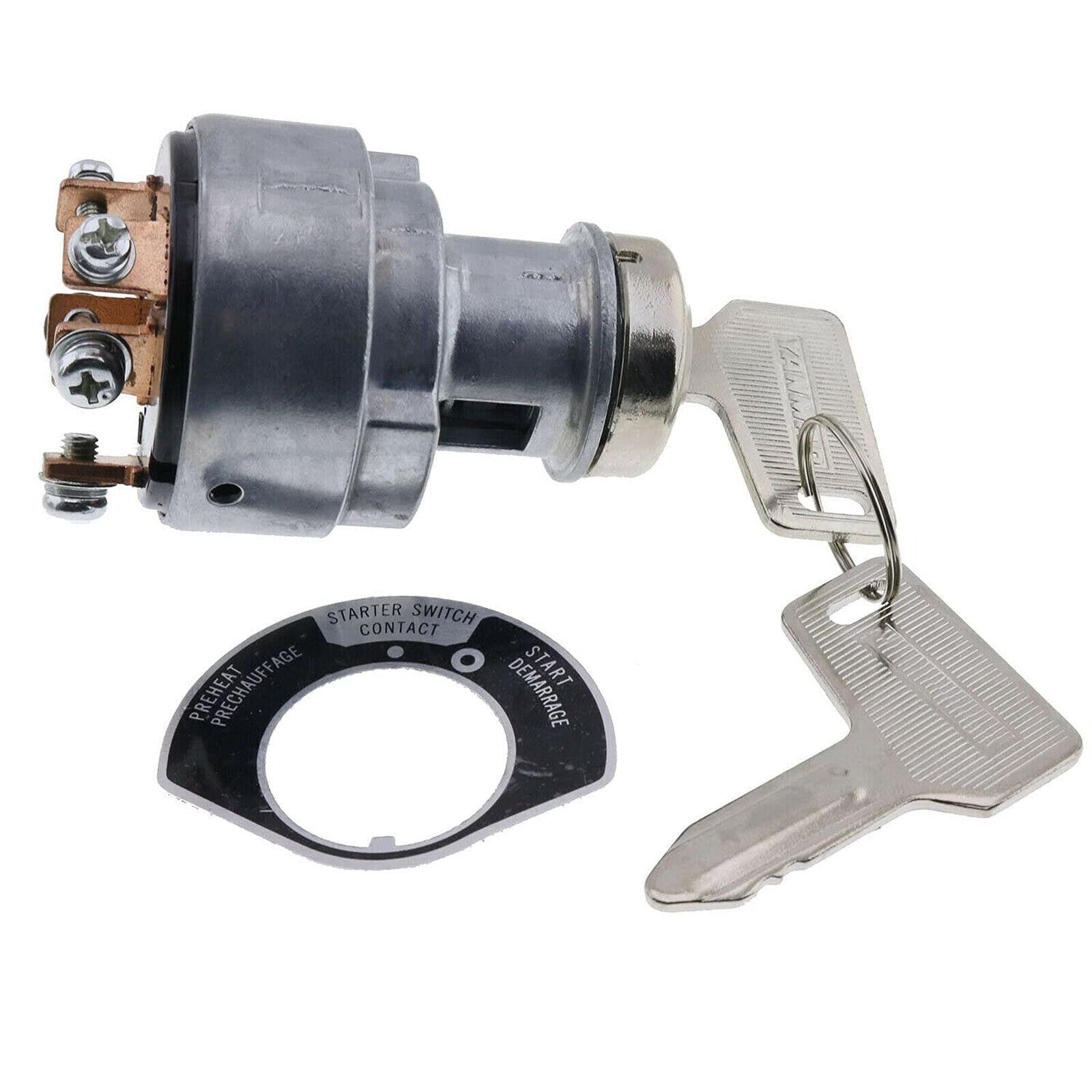 Ignition Switch W/301 Keys 933110-00100 For Komatsu Excavator PC40FR-1 PC50FR-1
