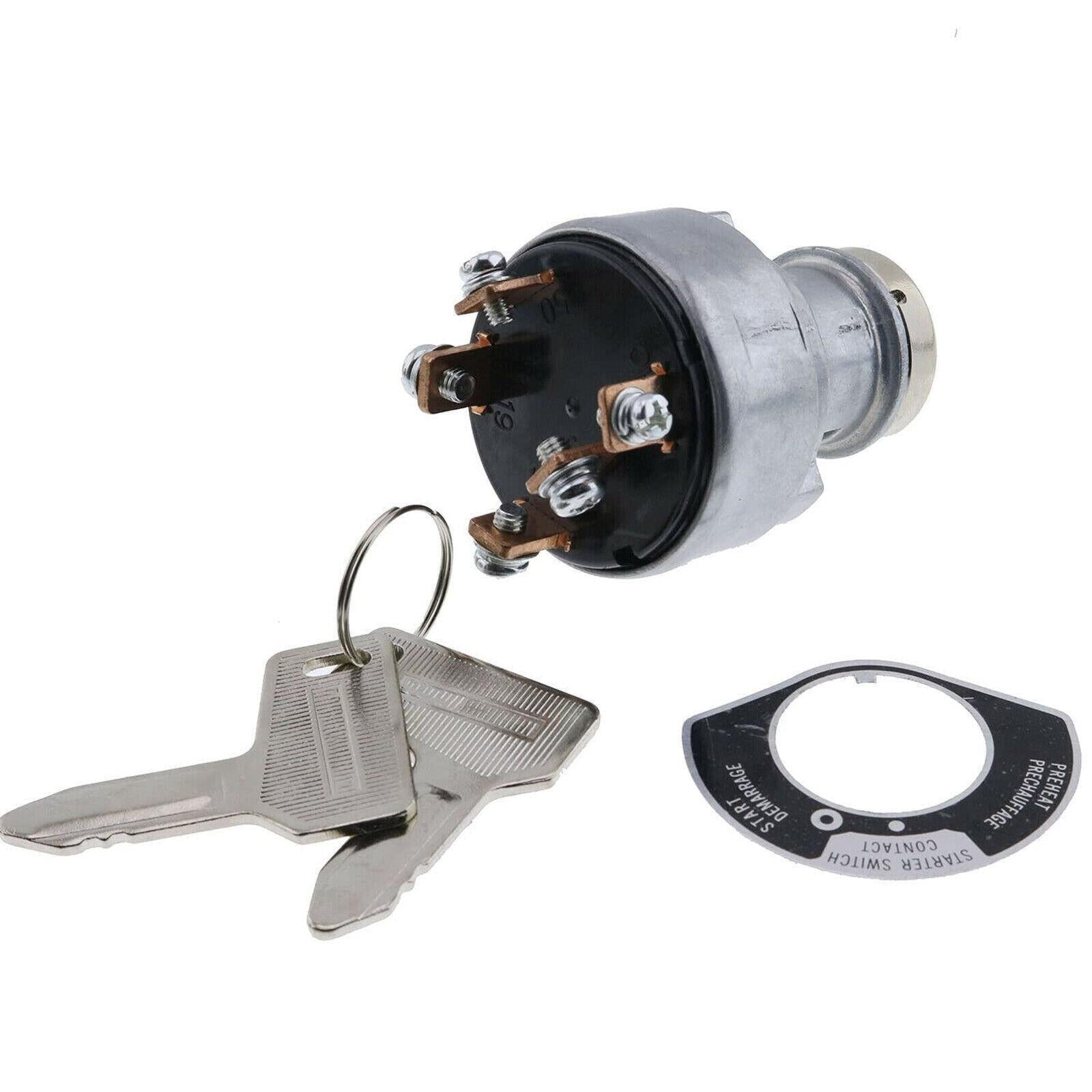 Ignition Switch W/301 Keys 933110-00100 For Komatsu Excavator PC40FR-1 PC50FR-1