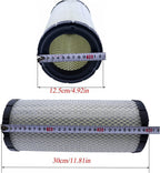 Inner & Outer Air Filter Kit Replacement for kubota R1401-43370 + R140142280
