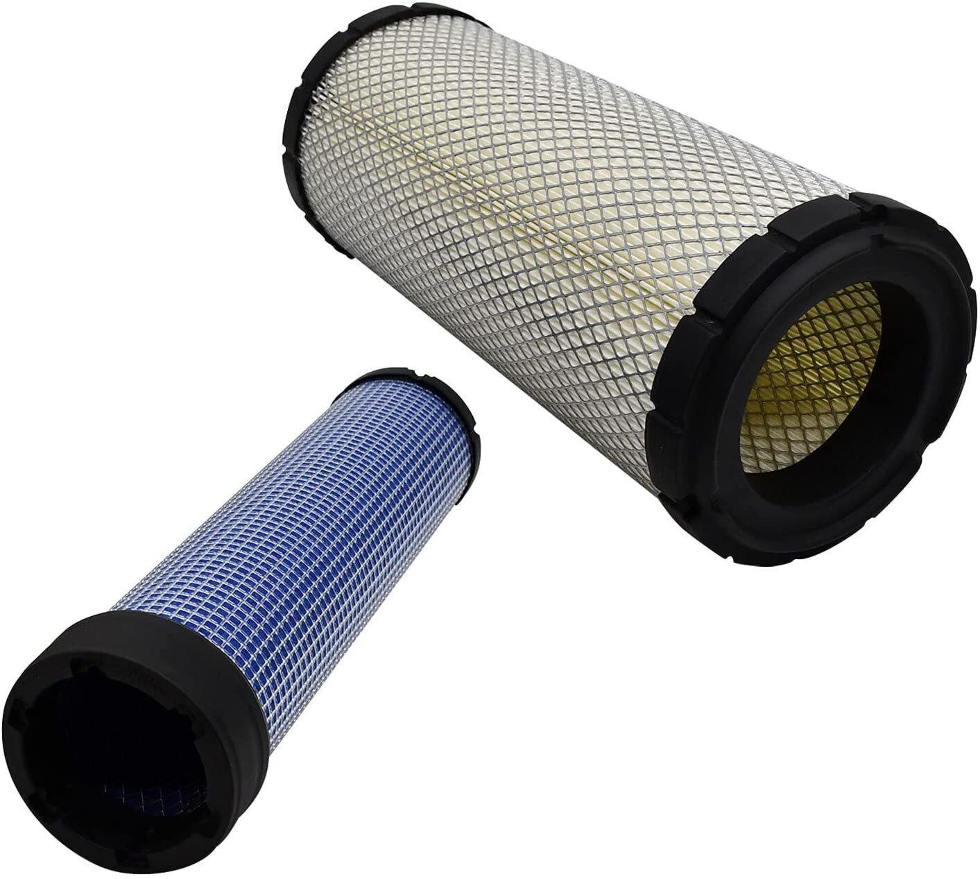 Inner & Outer Air Filter Kit Replacement for kubota R1401-43370 + R140142280