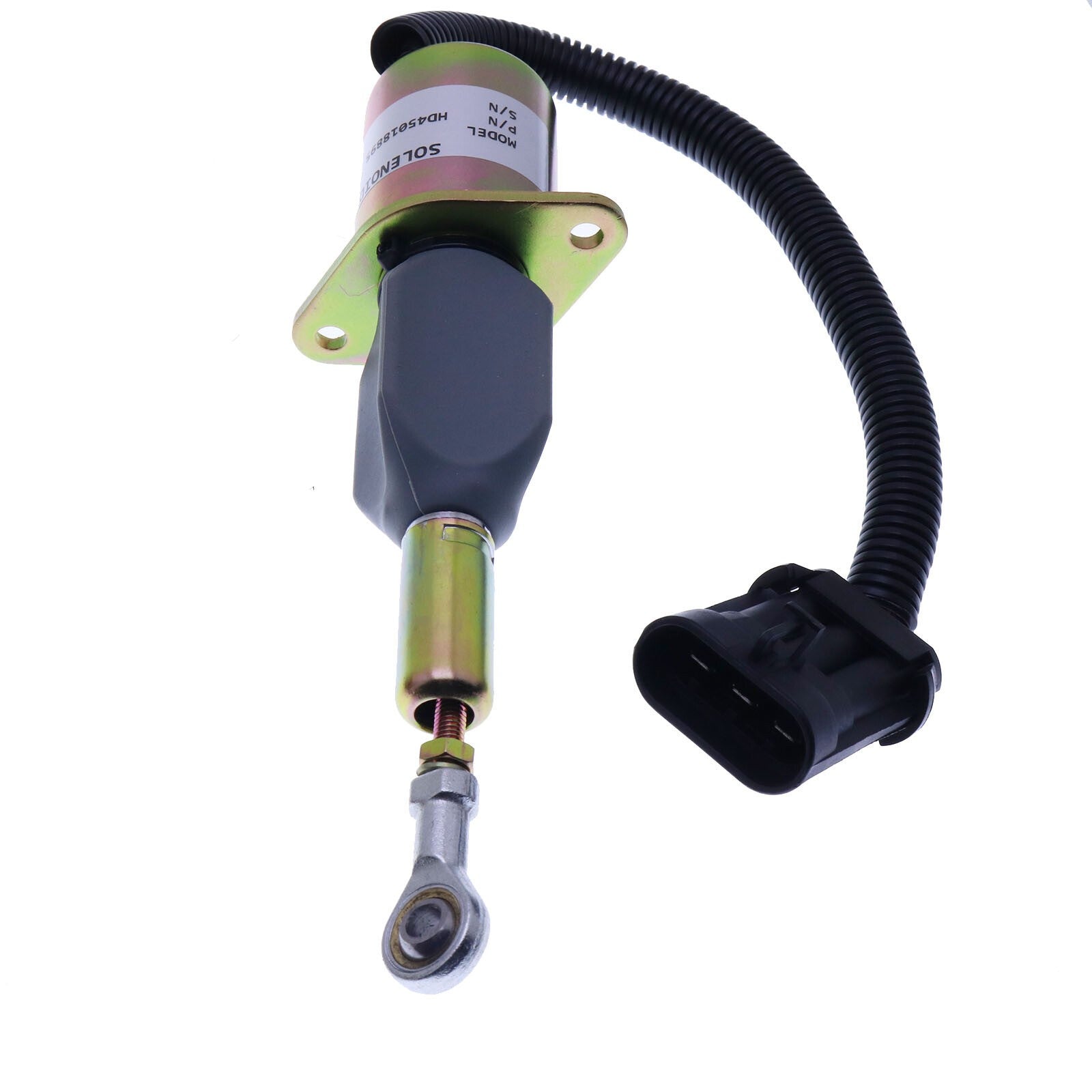New 12V Fuel Shutoff Solenoid 82850507 for New Holland 8670 8770 8870 8970 TX34
