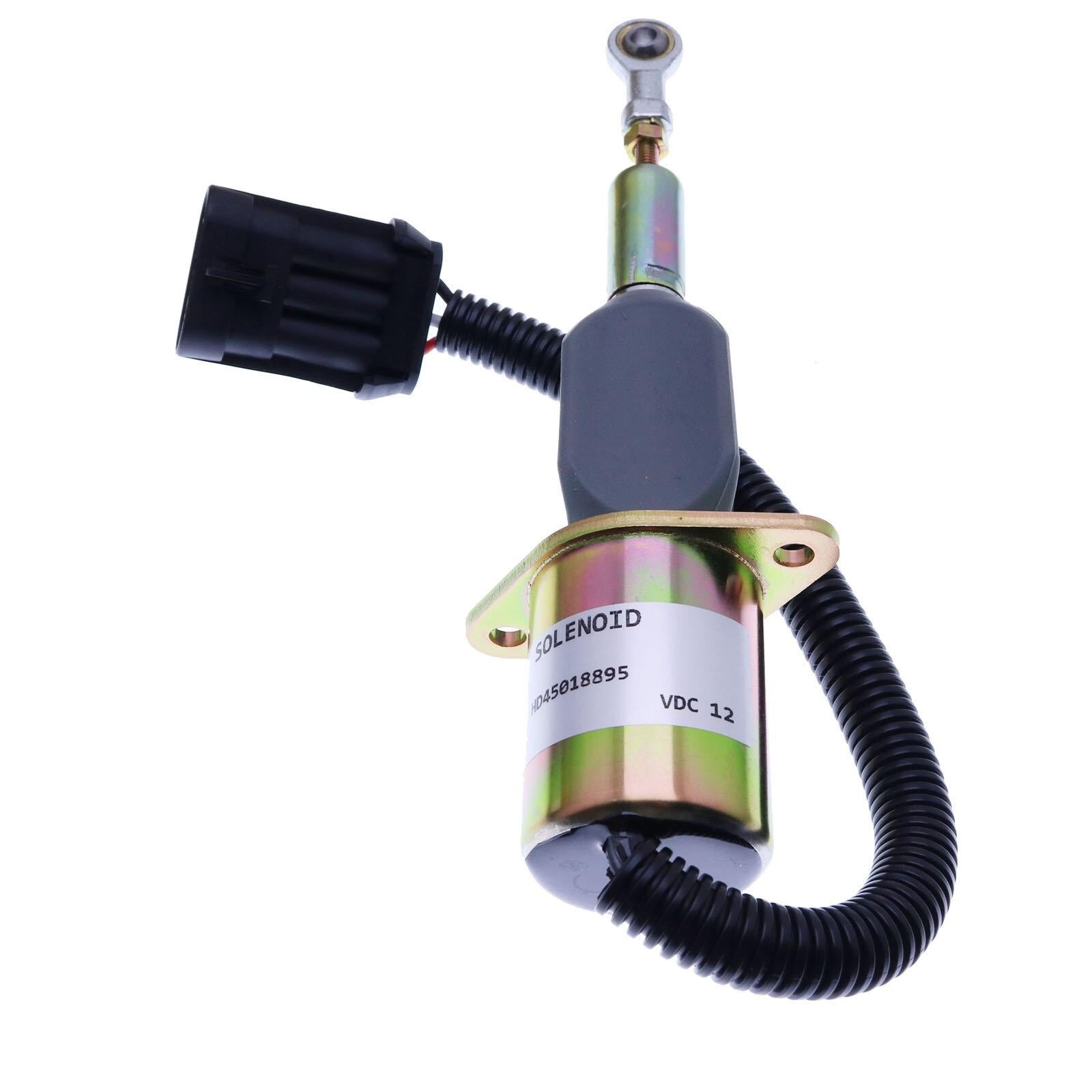 New 12V Fuel Shutoff Solenoid 82850507 for New Holland 8670 8770 8870 8970 TX34