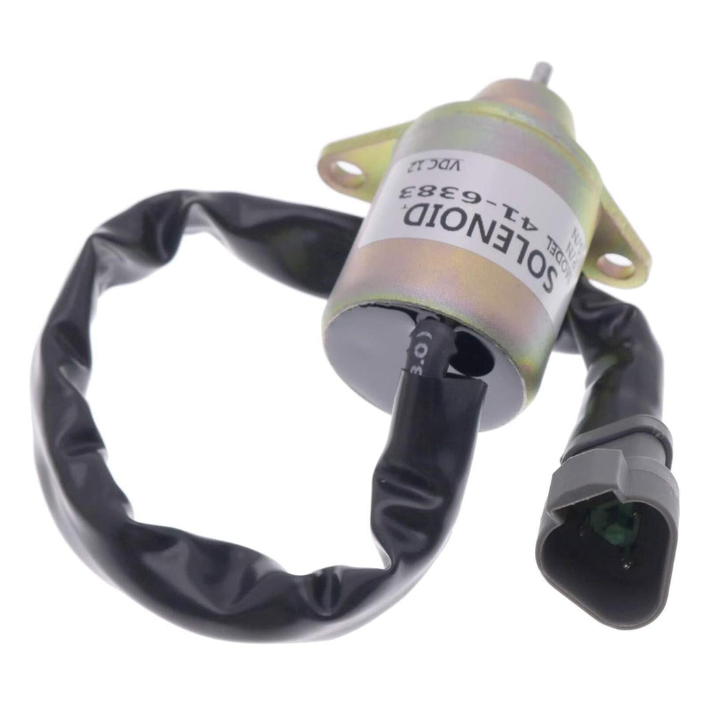 New Fuel Shutoff Solenoid for Yanmar Engine Fits Thermo King TK 41-6383 12V