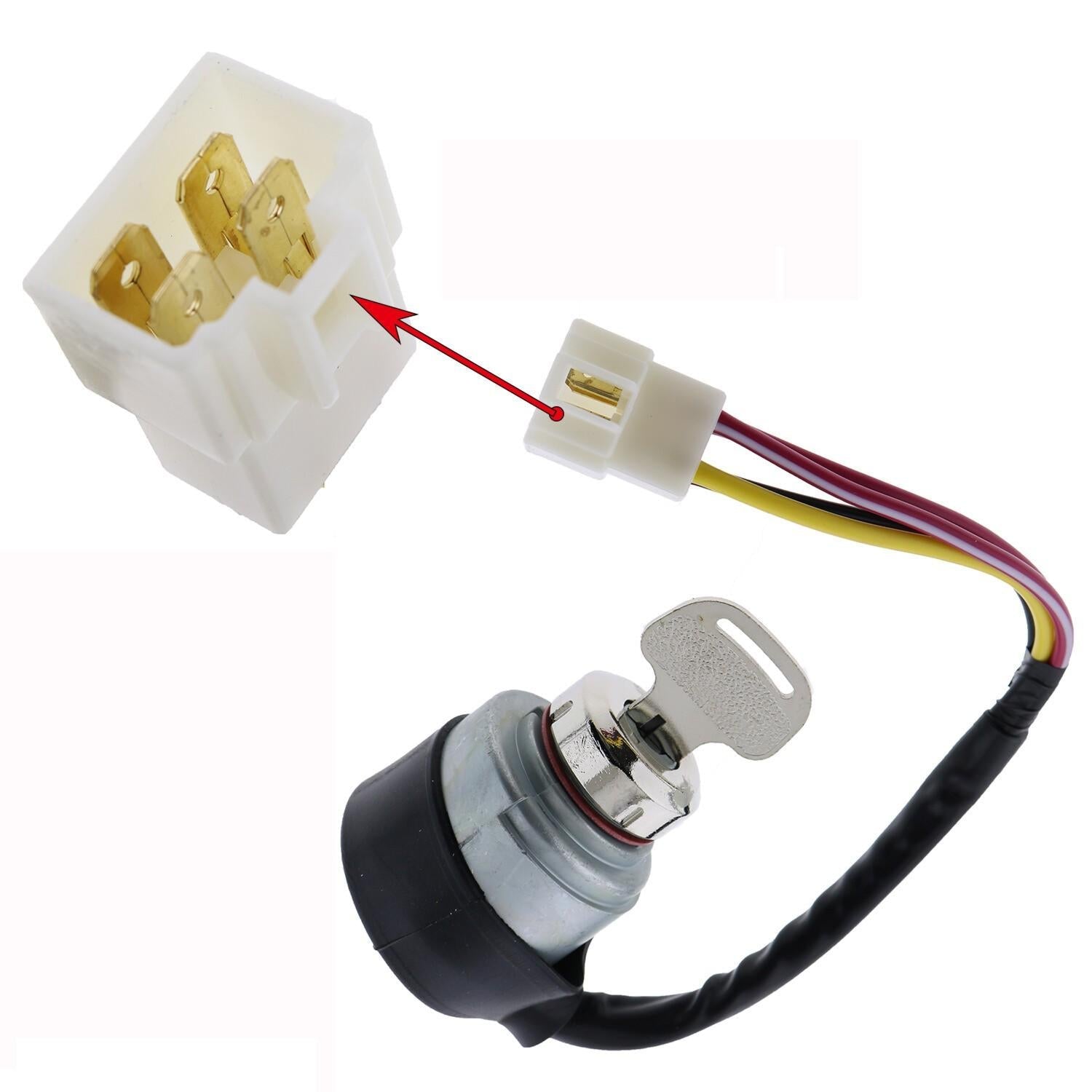 New Ignition Key Switch for Kubota 52200-41212 M6800 M7040 M7060 M8200 M8540