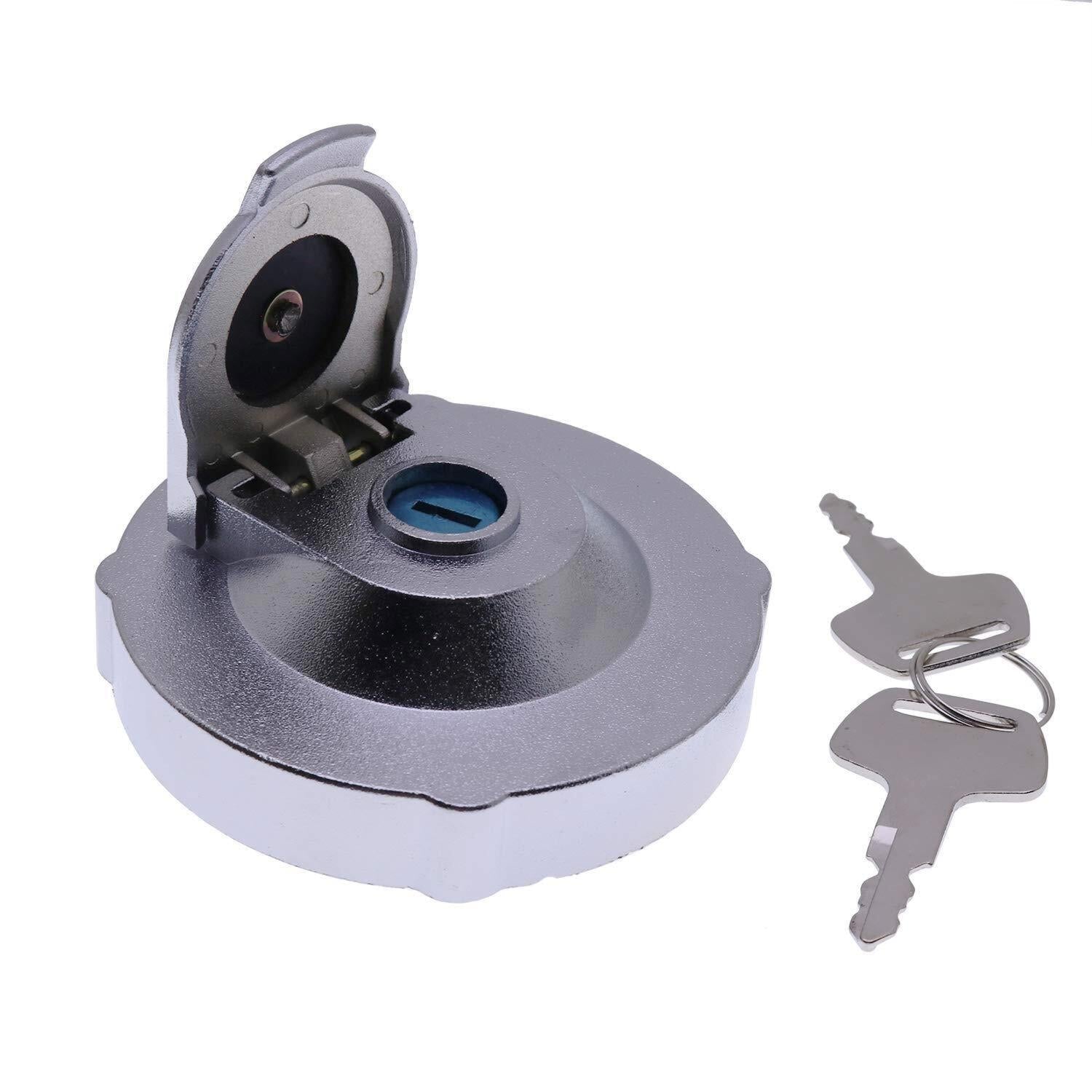 New Locking Fuel Cap With 2 keys 15521-00500 1552100500 for Takeuchi Equipment