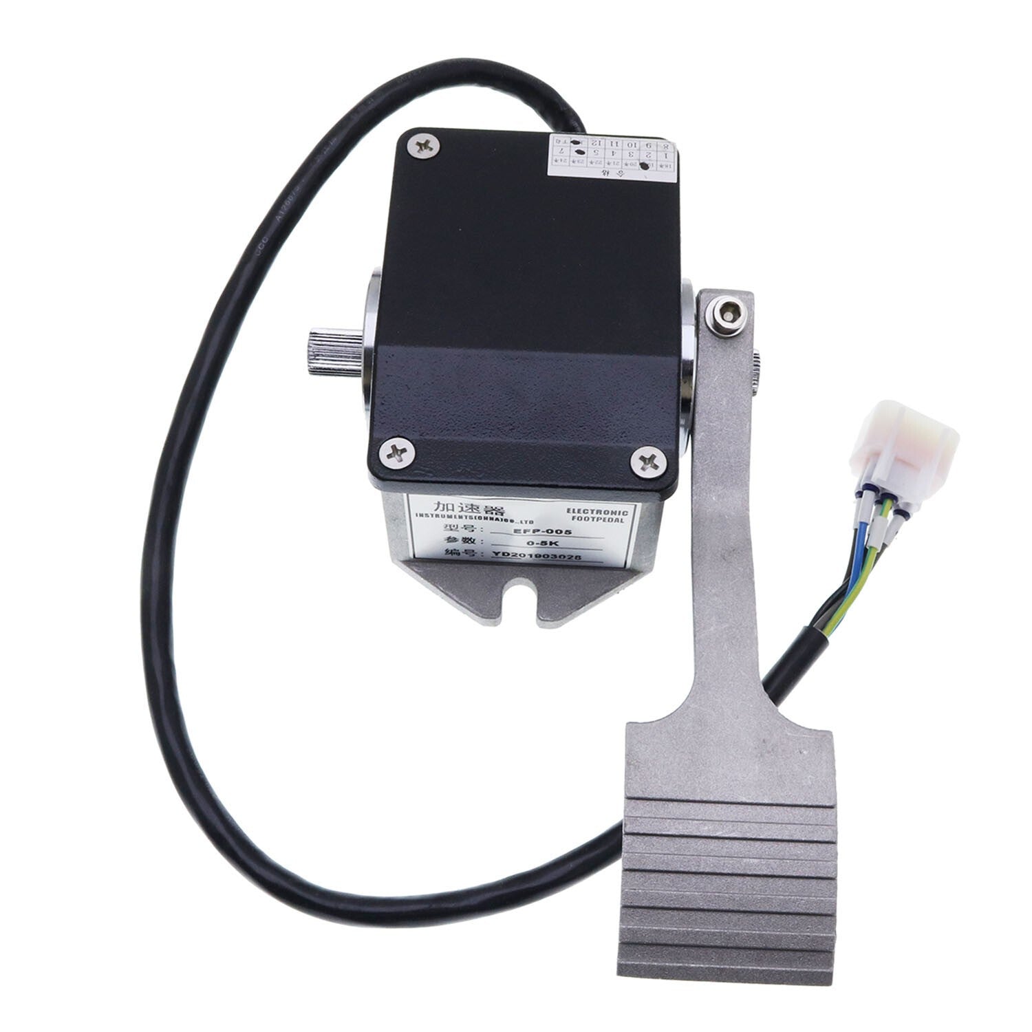 New Throttle Foot Electric Accelerator EFP-005 0-5K for EV Curtis Throttle Pedal