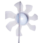 Radiator Fan for Kubota,17" 7 FIN 1-1/2" Bolt Center 1C010-74110