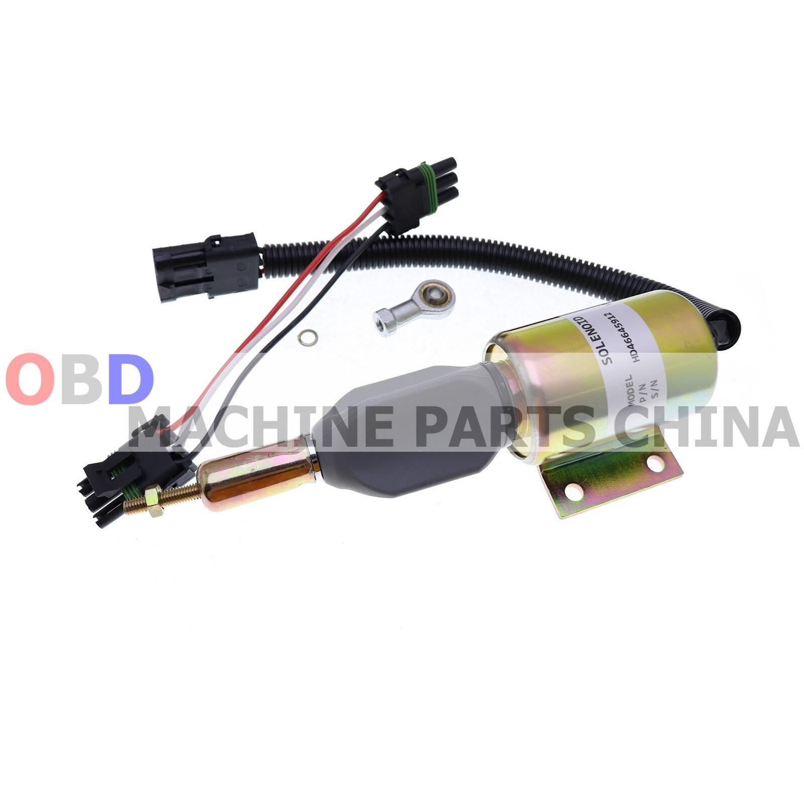 RE516083 Fuel Shutoff Solenoid For John Deere 120 160LC 200LC 230LC 230LCR 270LC