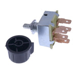 Rotary A/C3 Speed Blower Switch Universal Type w/ 'Fan' Knob 35702 SW1000C