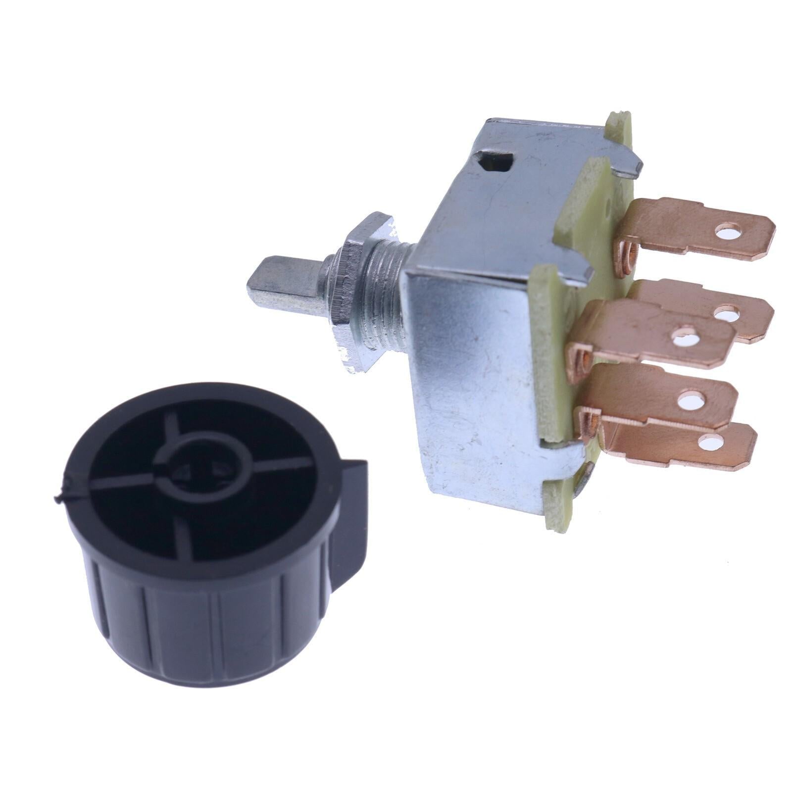 Rotary A/C3 Speed Blower Switch Universal Type w/ 'Fan' Knob 35702 SW1000C