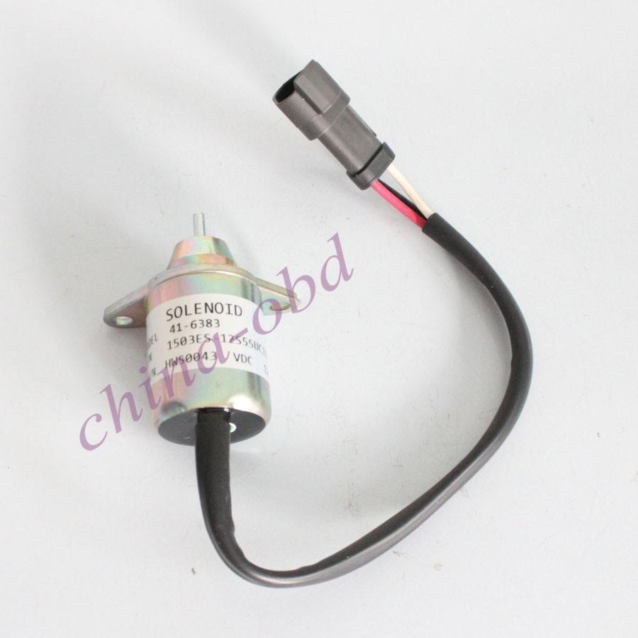 Run solenoid Fuel 41-9100 TK249/TK374/TK388/TK395/TK482/TK486 For Thermo King