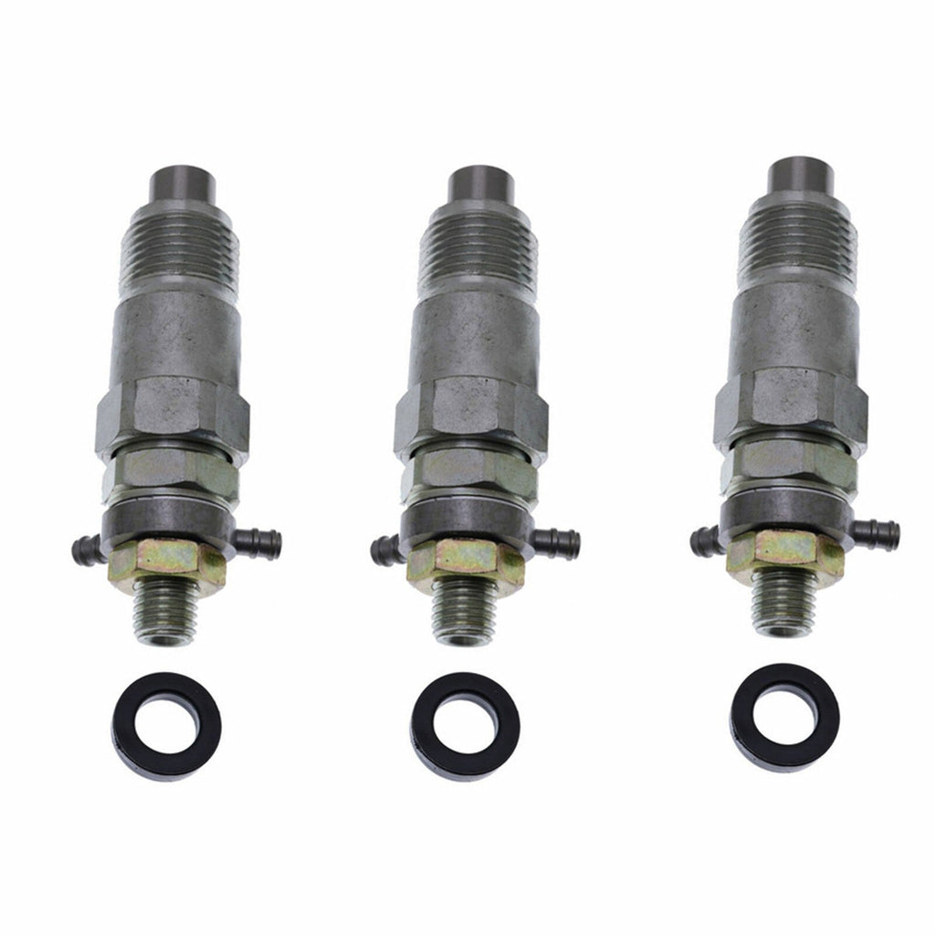 Set of 3 Fuel Injectors 15271-53000 for Kubota V1902 V1702 D750 D850 D950 D1302