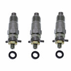 Set of 3 Fuel Injectors 15271-53000 for Kubota V1902 V1702 D750 D850 D950 D1302