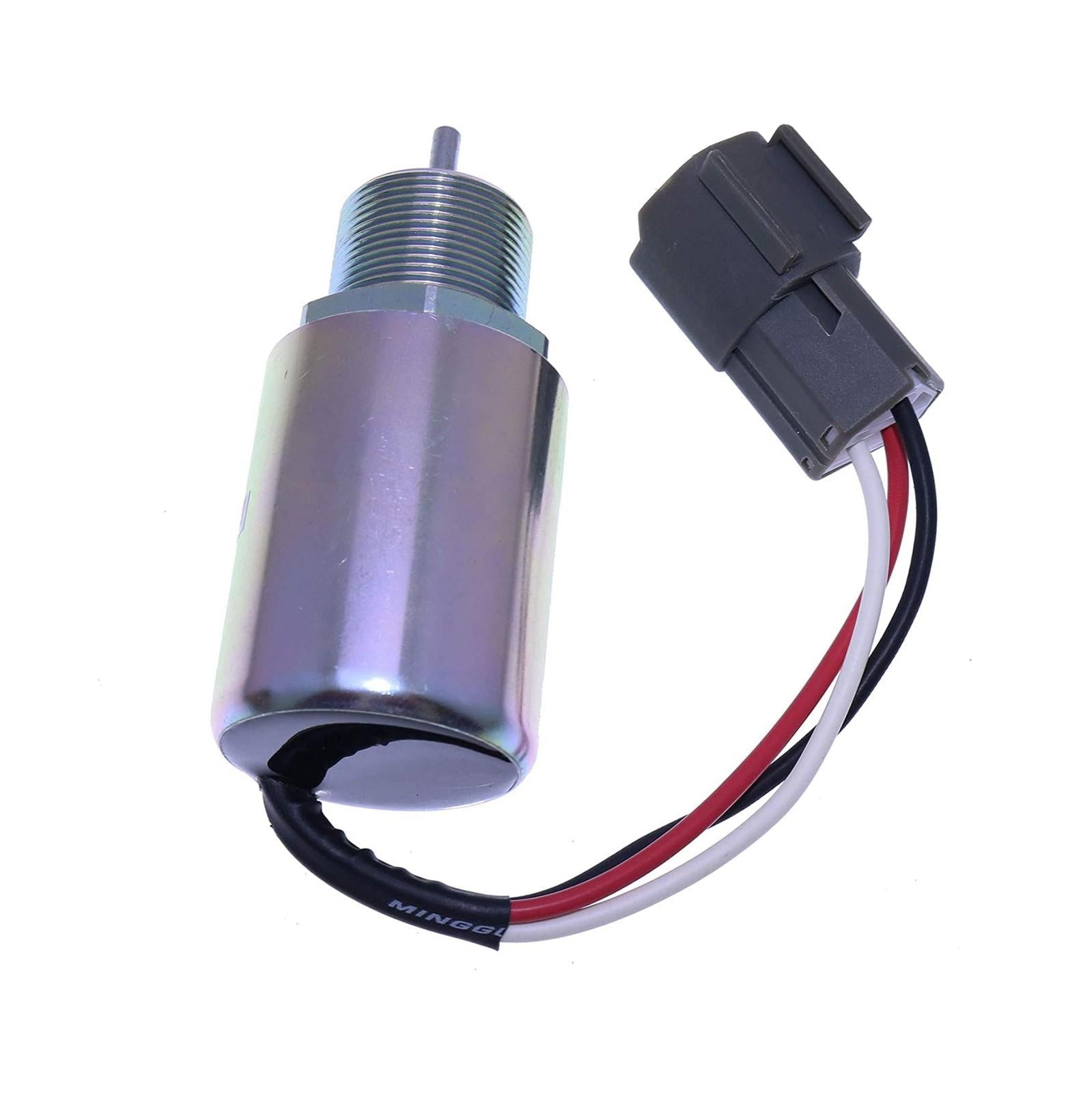 Stop Solenoid 30A87-10044 PJ7415748 12V DC for Mitsubishi Volvo EC13 EC15 EC15B