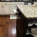 Paper Towel Holder Under Cabinet Wall Mount Steel Rack Kitchen