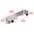 Paper Towel Holder Under Cabinet Wall Mount Steel Rack Kitchen