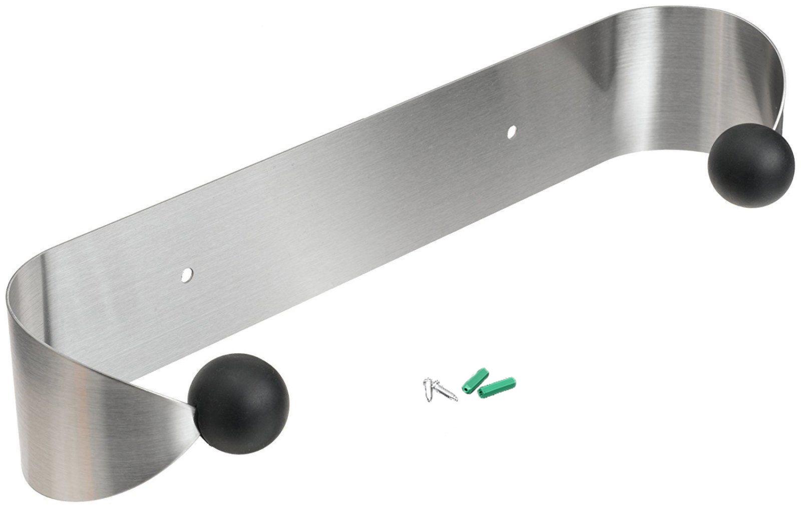 Paper Towel Holder Under Cabinet Wall Mount Steel Rack Kitchen