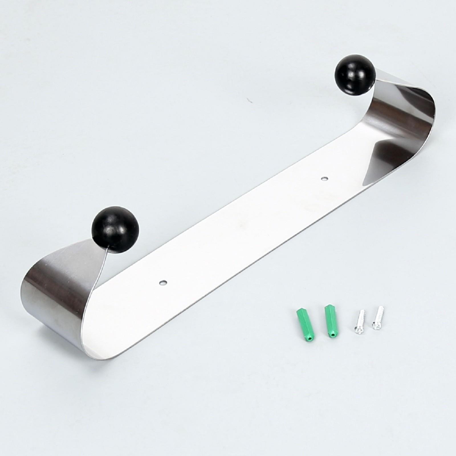 Paper Towel Holder Under Cabinet Wall Mount Steel Rack Kitchen