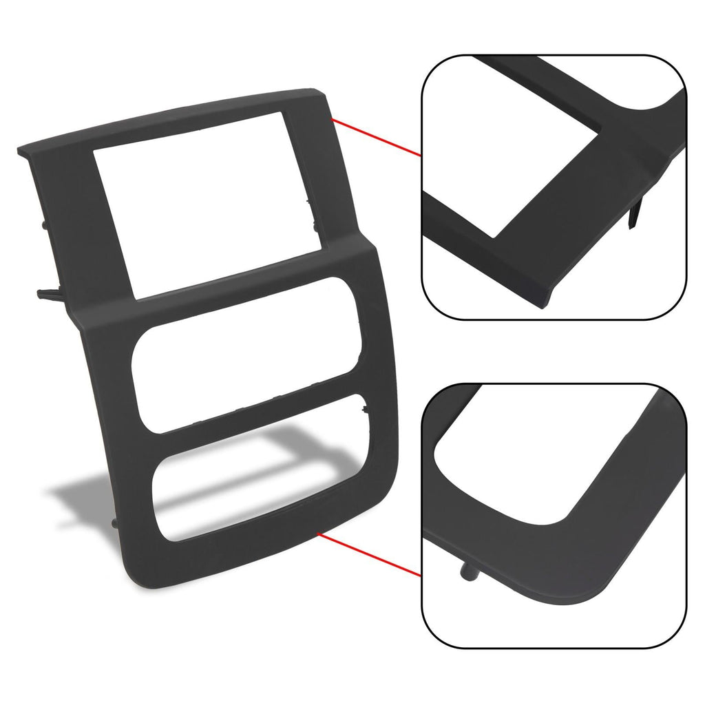 Double Din Radio Stereo Dash Kit Antenna Adapter For 02-05 2003 Dodge Ram Black