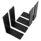4 Heavy Duty Black Steel 6"x8" Countertop Support Brackets! Corbel Lot L Shelf