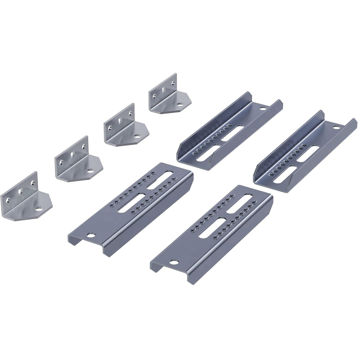 4PC 10" Galvanized Swivel and Top Bunk Bolster Bracket For Boat Trailer
