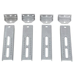 4PC 10" Galvanized Swivel and Top Bunk Bolster Bracket For Boat Trailer