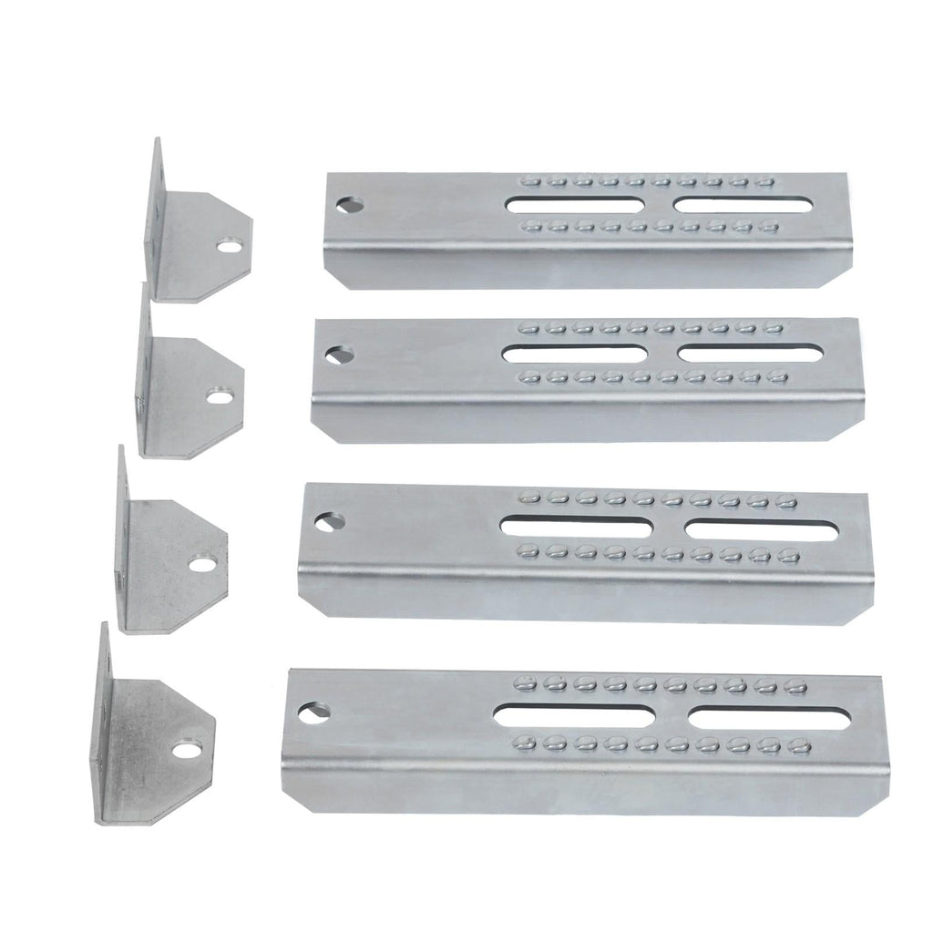 4PC 10" Galvanized Swivel and Top Bunk Bolster Bracket For Boat Trailer