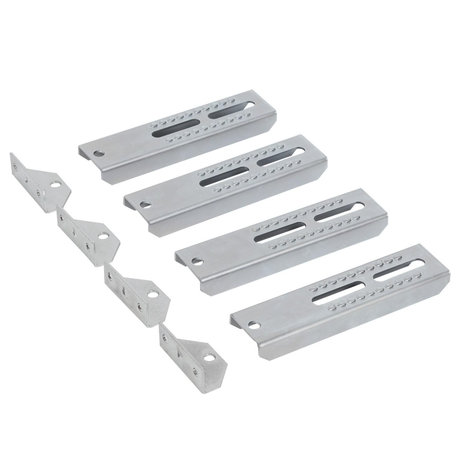 4PC 10" Galvanized Swivel and Top Bunk Bolster Bracket For Boat Trailer