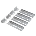 4PC 10" Galvanized Swivel and Top Bunk Bolster Bracket For Boat Trailer
