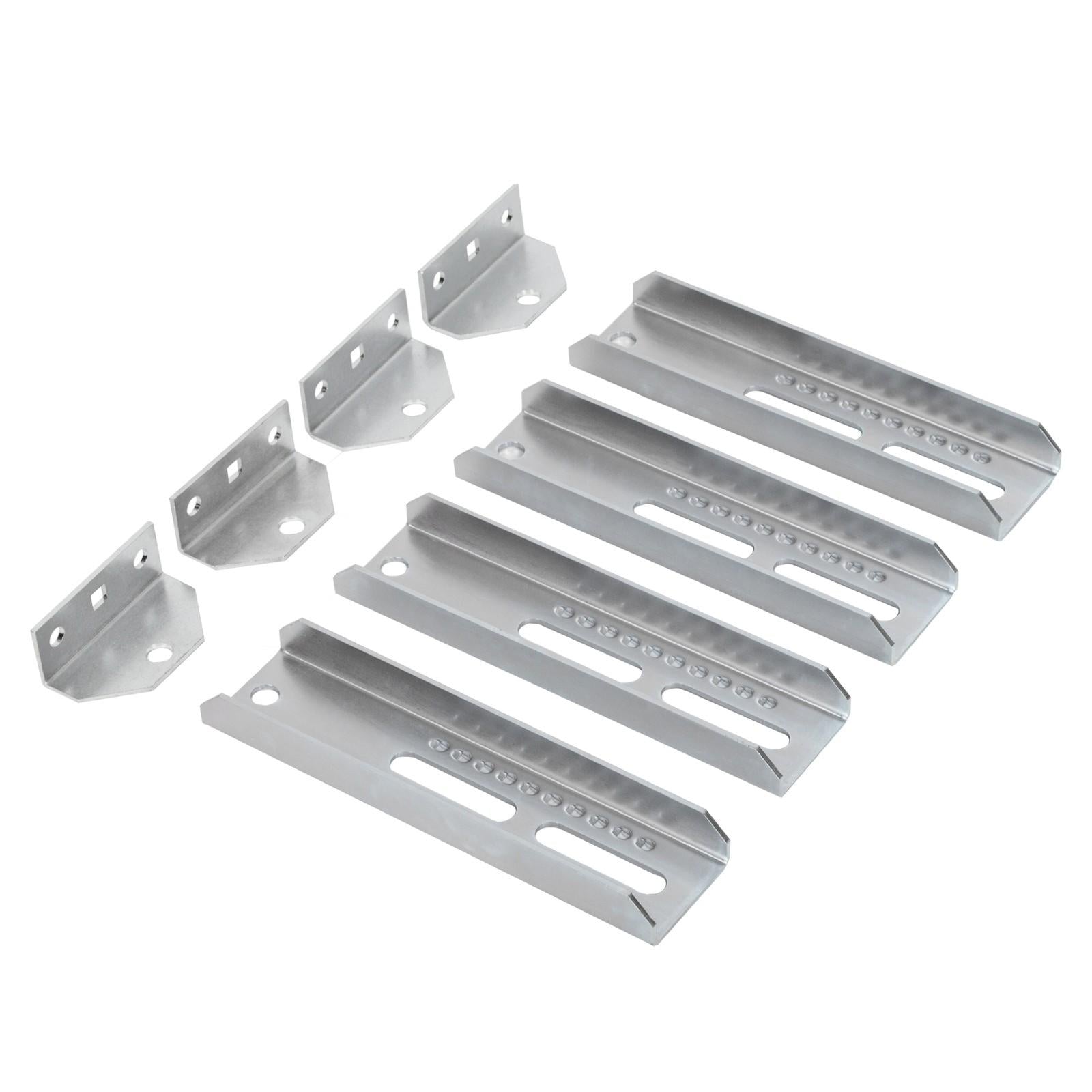 4PC 10" Galvanized Swivel and Top Bunk Bolster Bracket For Boat Trailer