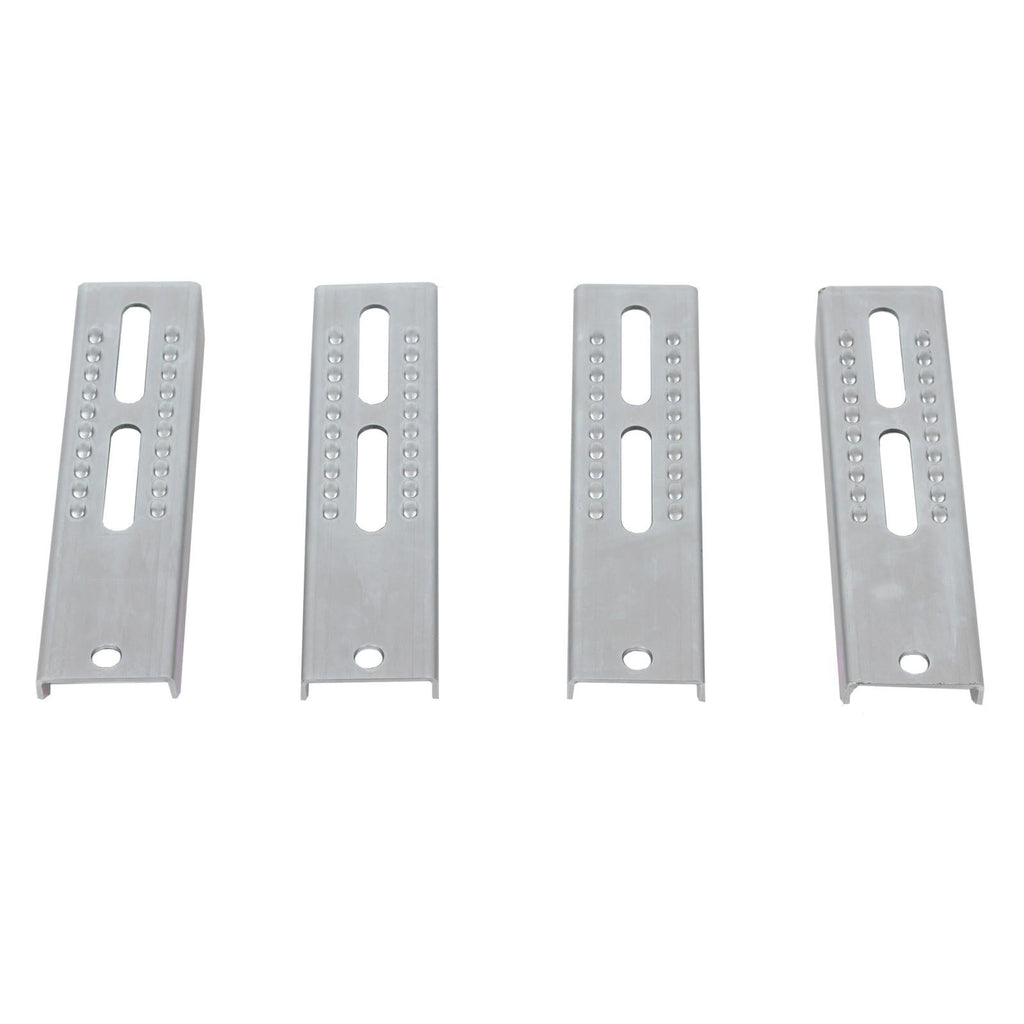 4PC 10" Galvanized Swivel and Top Bunk Bolster Bracket For Boat Trailer