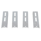 4PC 10" Galvanized Swivel and Top Bunk Bolster Bracket For Boat Trailer