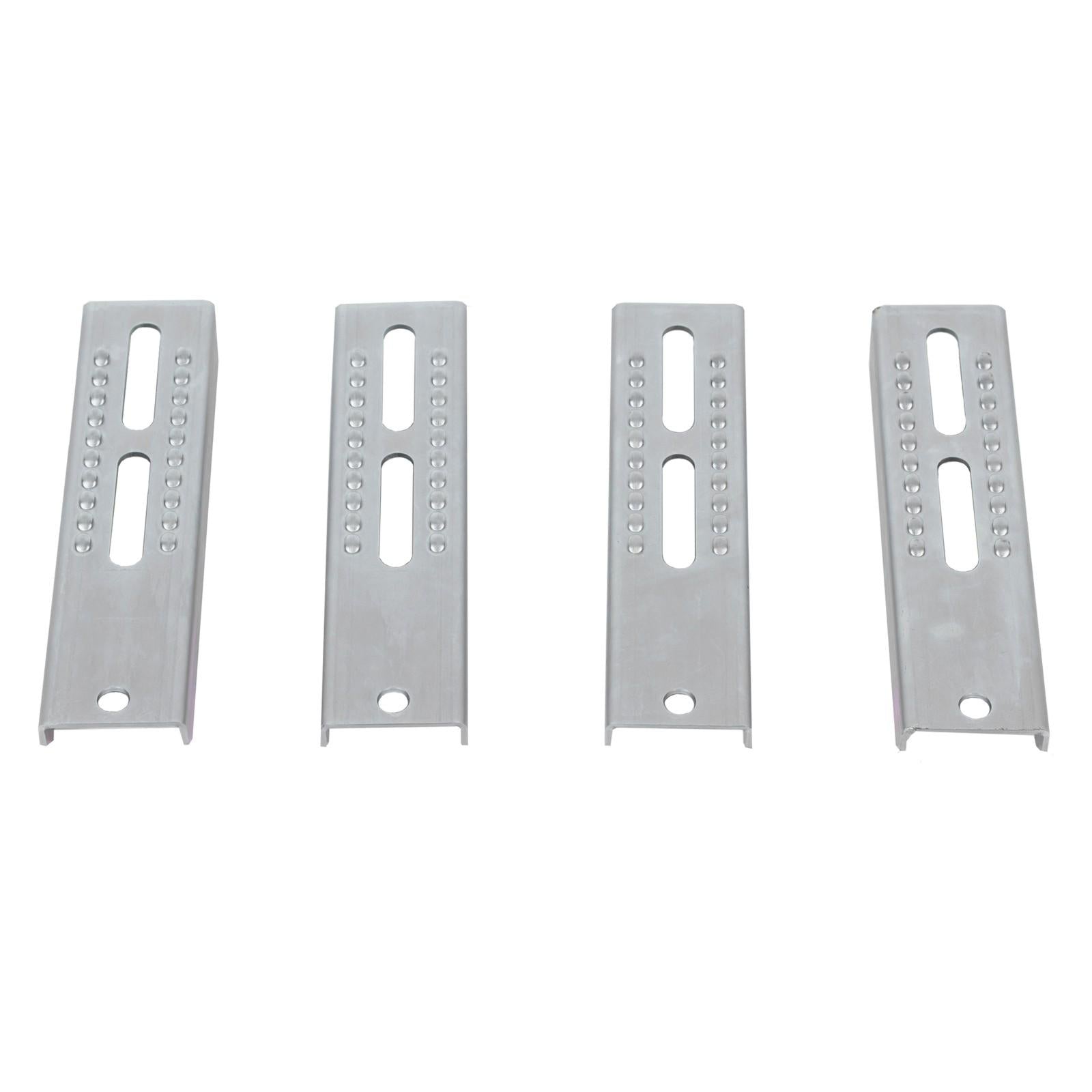 4PC 10" Galvanized Swivel and Top Bunk Bolster Bracket For Boat Trailer
