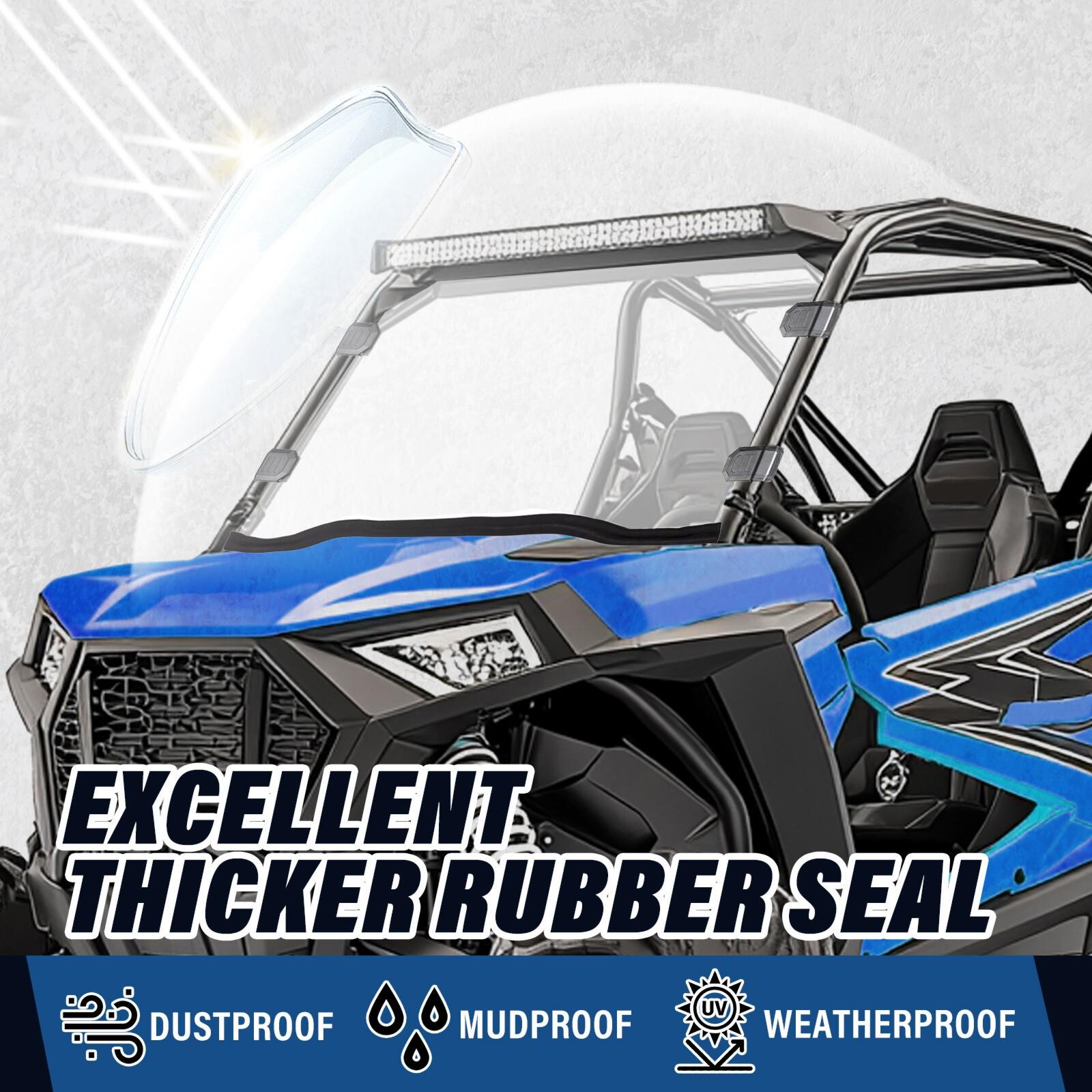 UTV Full Clear Windshield for 2014-2021 Polaris RZR 900 S RZR 1000 XP 1000 /4