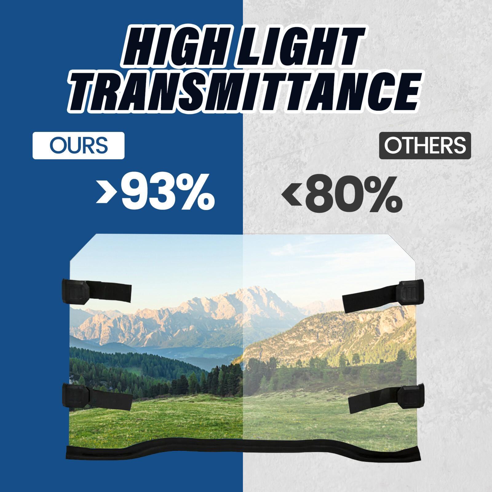 UTV Full Clear Windshield for 2014-2021 Polaris RZR 900 S RZR 1000 XP 1000 /4