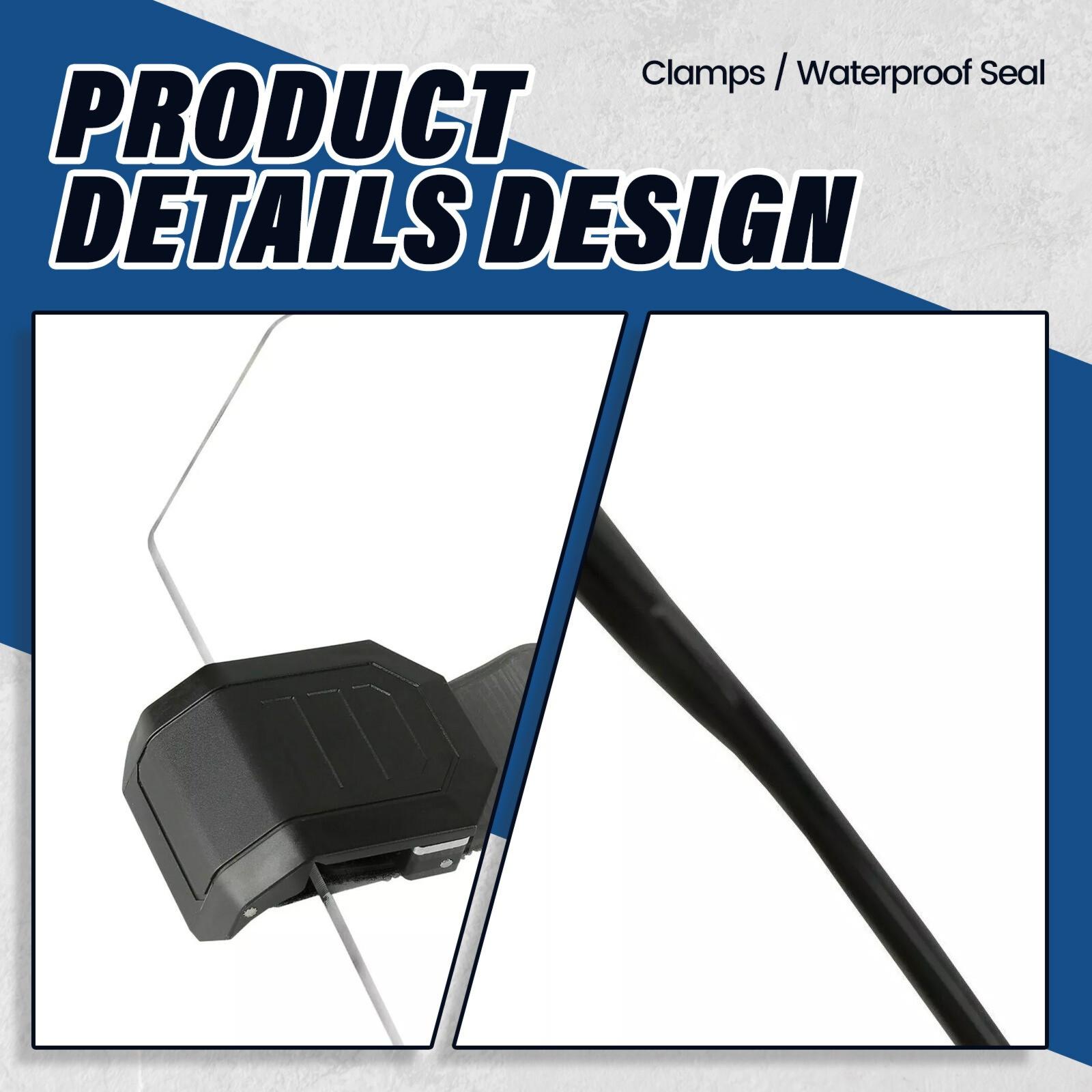 UTV Full Clear Windshield for 2014-2021 Polaris RZR 900 S RZR 1000 XP 1000 /4