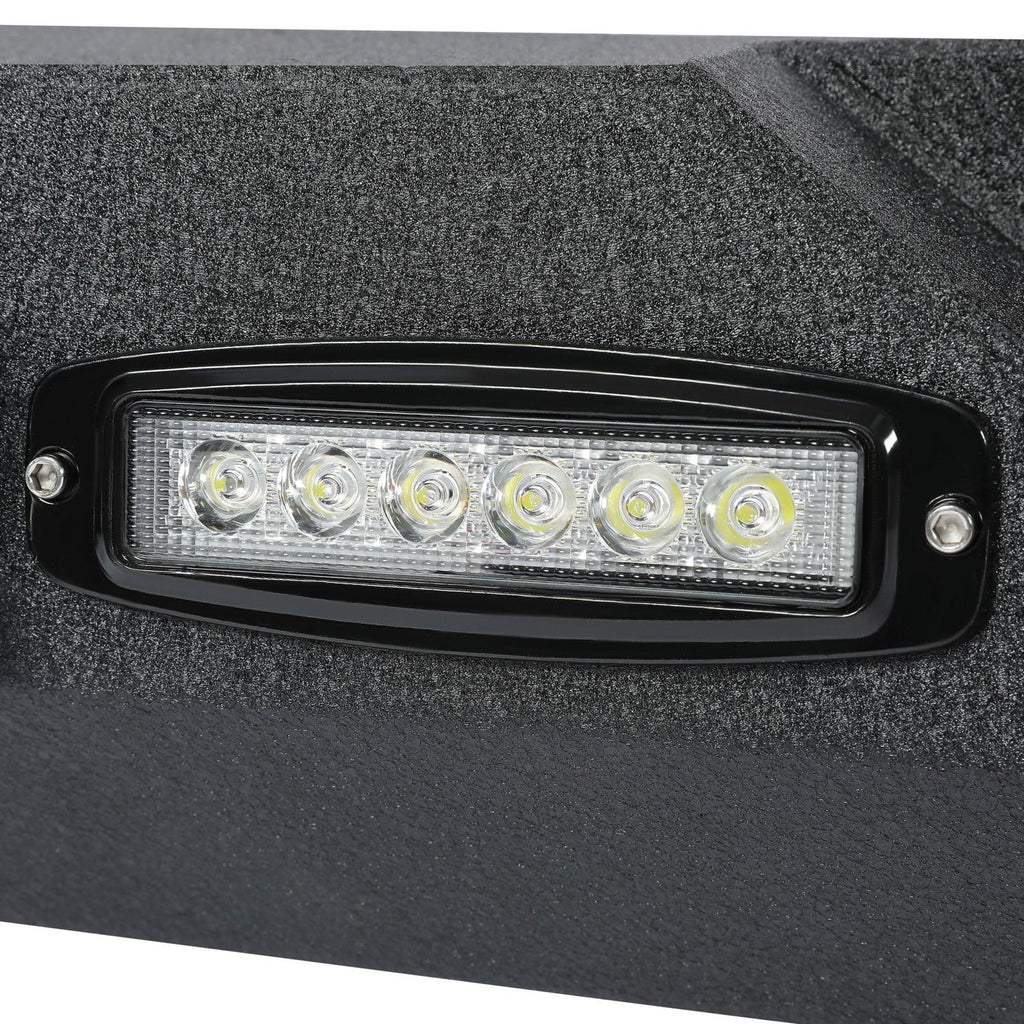 Rear Bumper W/Led Light D-Rings 2" receiver Fit 87-06 Jeep Wrangler YJ TJ