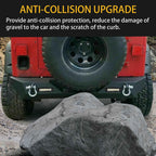 Rear Bumper W/Led Light D-Rings 2" receiver Fit 87-06 Jeep Wrangler YJ TJ