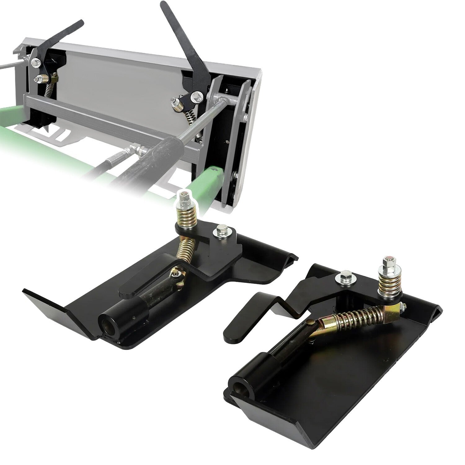 Weld-On Skid Steer Quick Attach Bucket Conversion Adapter Latch Plates Universal