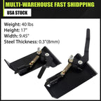 Weld-On Skid Steer Quick Attach Bucket Conversion Adapter Latch Plates Universal