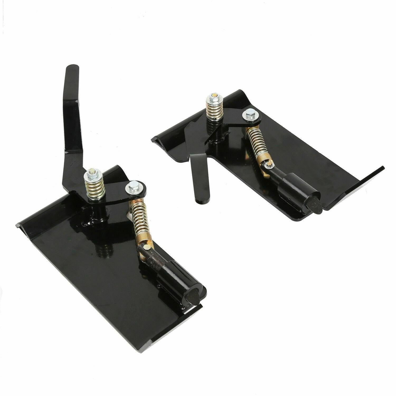 Weld-On Skid Steer Quick Attach Bucket Conversion Adapter Latch Plates Universal