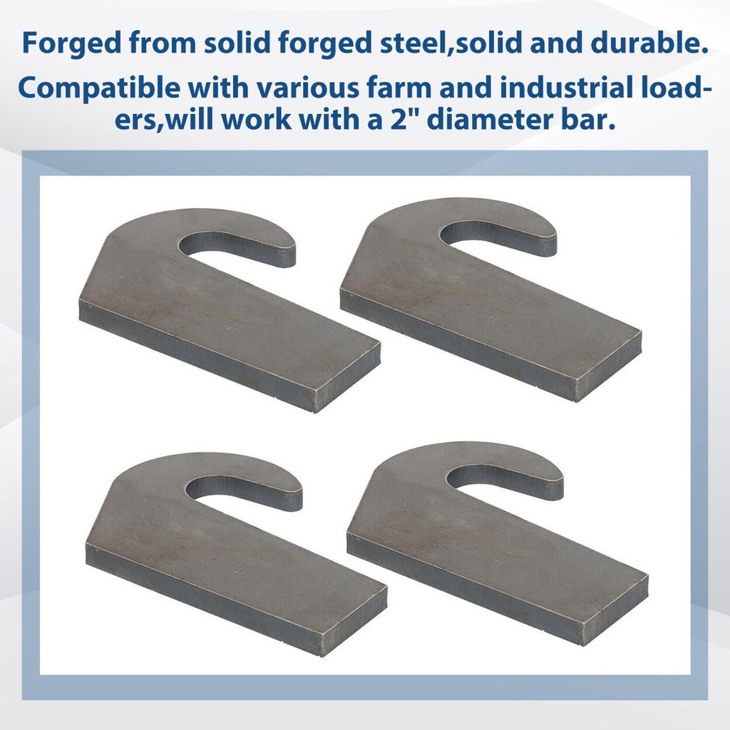 Welding On Mounting Brackets For Pin Type Over The Bucket Loader Pallet Forks