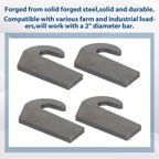 Welding On Mounting Brackets For Pin Type Over The Bucket Loader Pallet Forks