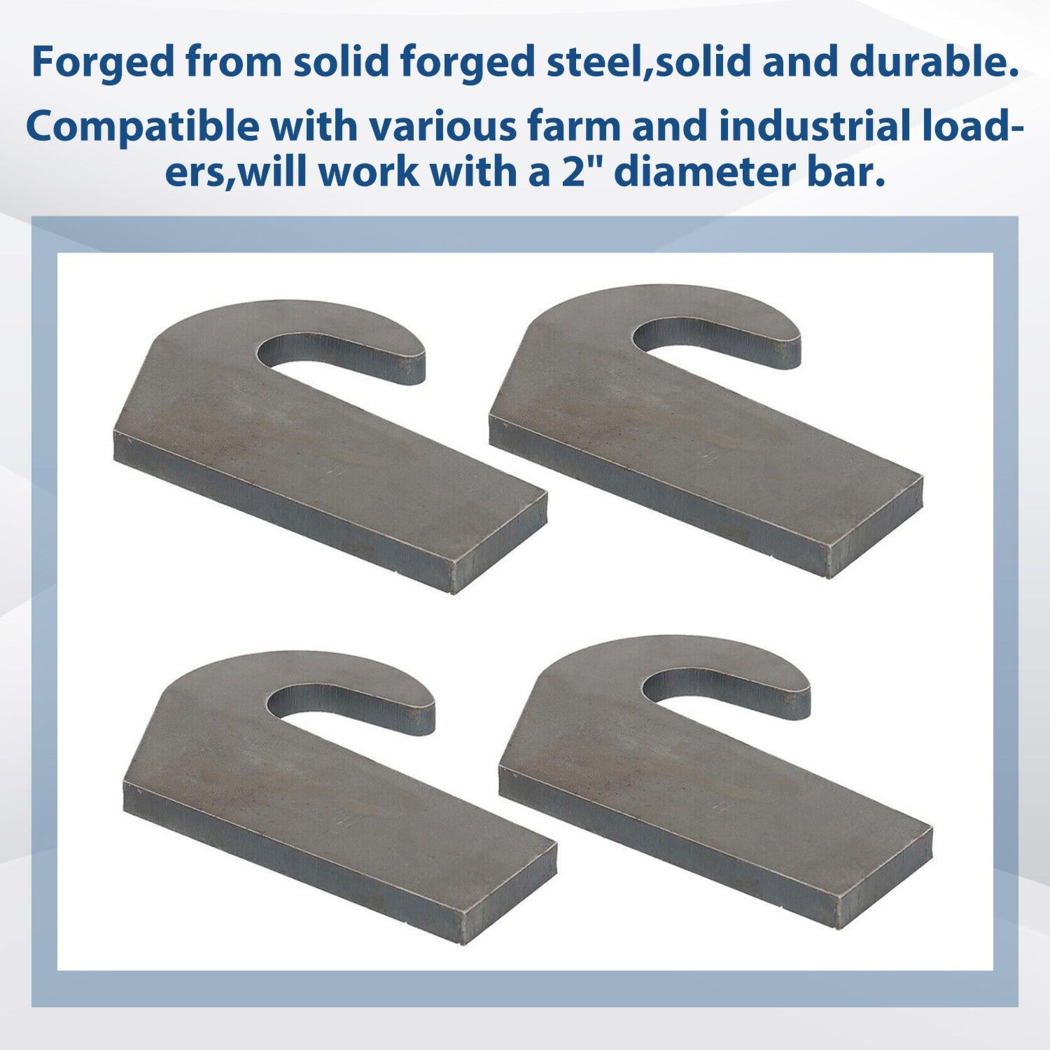 Welding On Mounting Brackets For Pin Type Over The Bucket Loader Pallet Forks
